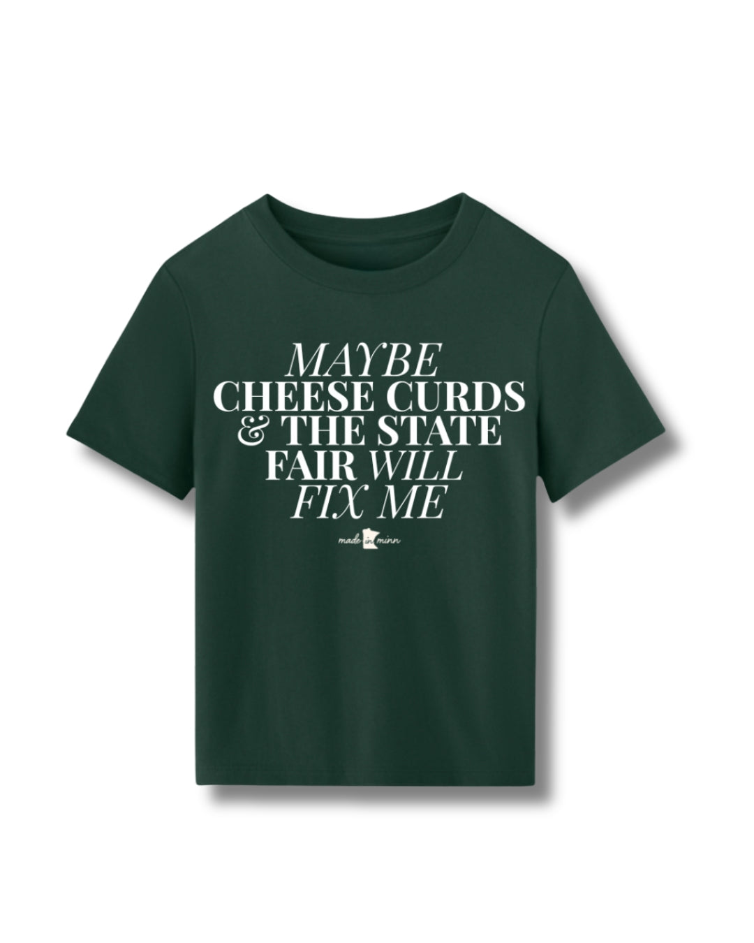 Cheese Curds Will Fix Me Boxy T-Shirt