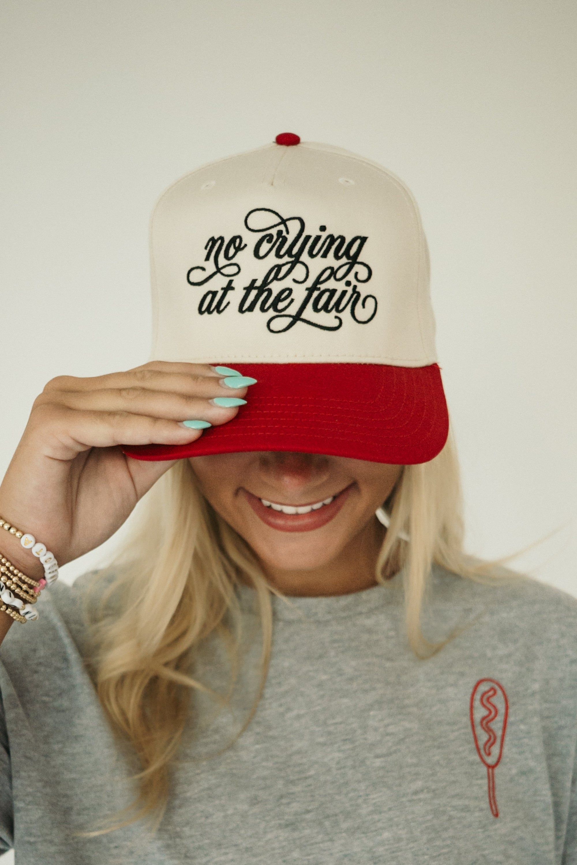 No Crying at the Fair™ Hat - Red