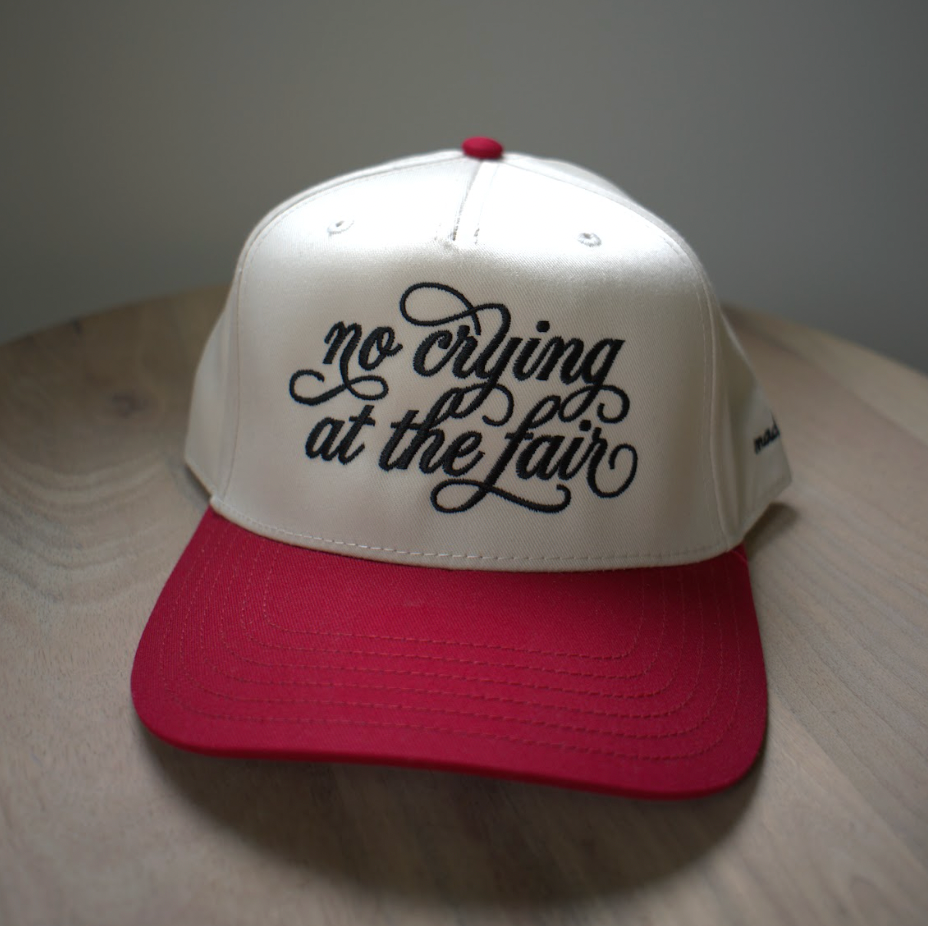 No Crying at the Fair™ Hat - Red