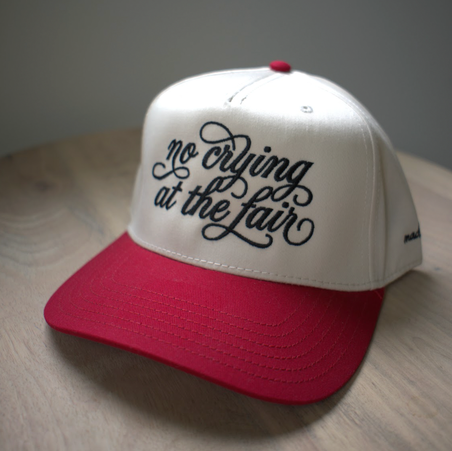 No Crying at the Fair™ Hat - Red