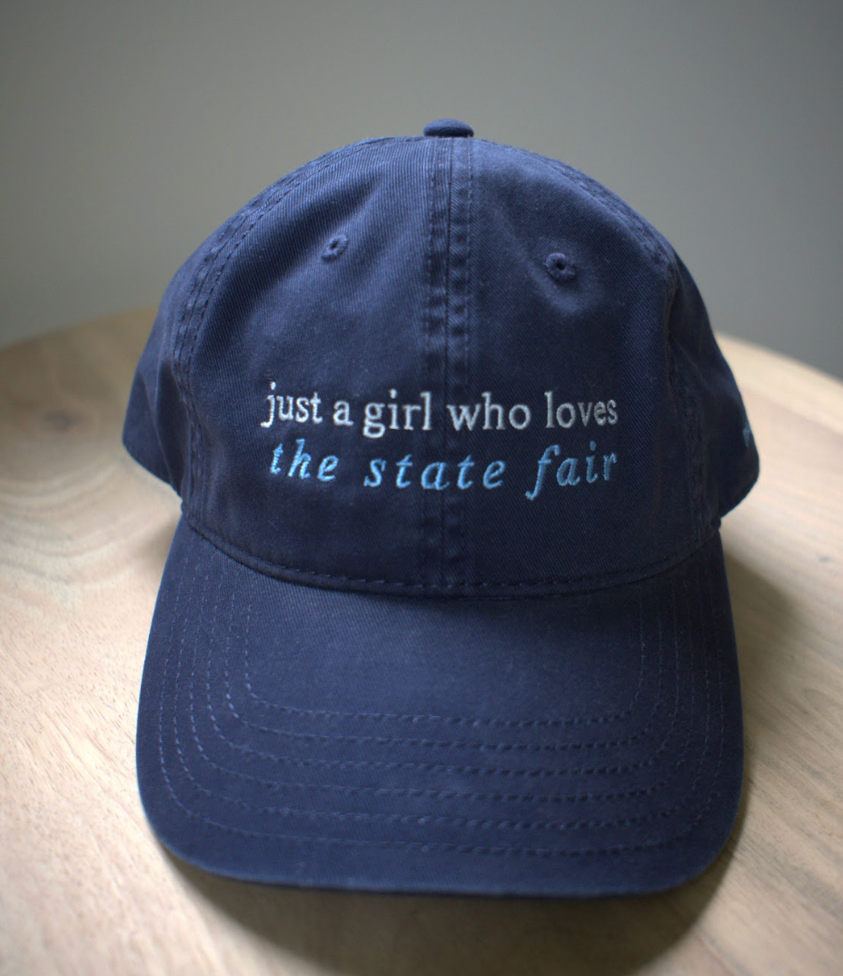 Just a Girl who Loves the State Fair Dad Cap